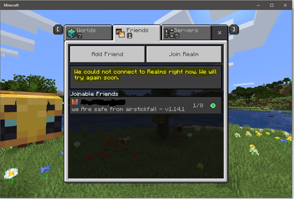 Minecraft Windows 10: Xbox Live connected and not connected ...