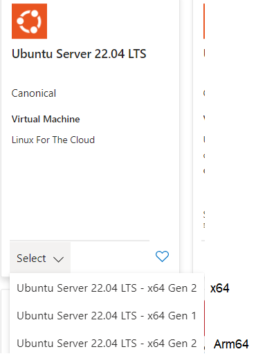 Why there are 2 options under VM generation selection for ubuntu 22 ...