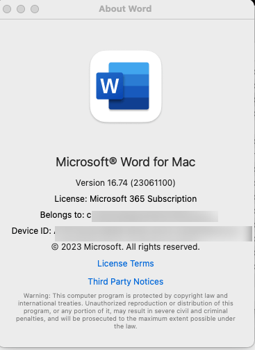 Gray box when I select text in Word - Microsoft Q&A