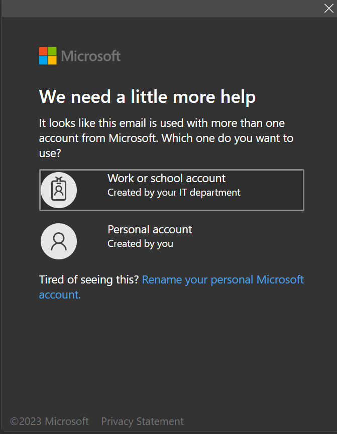 Personal and Business account issues. - Microsoft Q&A