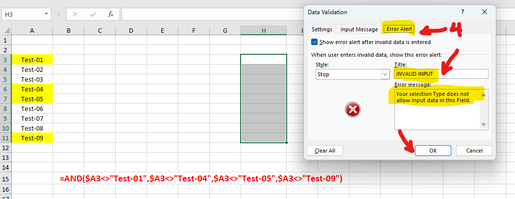 Data validation issue - Microsoft Q&A