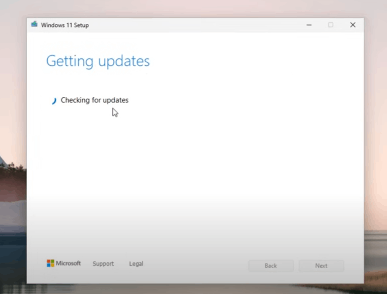 I am trying to repair windows using an ISO but it is stuck on checking ...