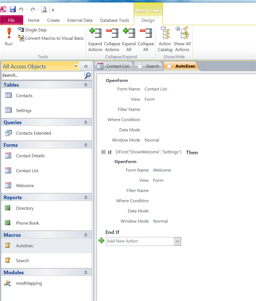 MS Access Contact Database Error - Microsoft Q&A