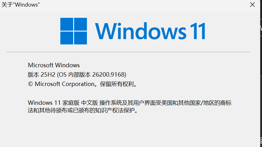 检查的版本是Win11