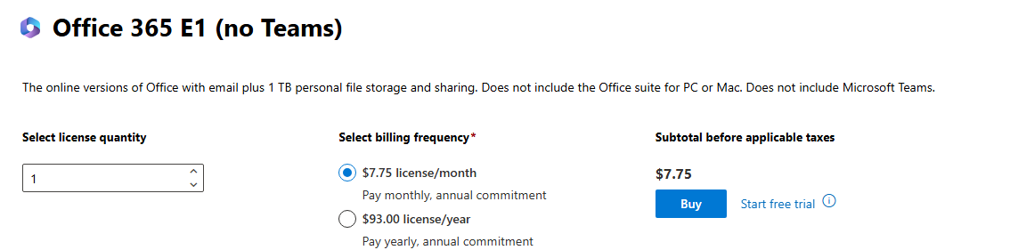 Where is the pricing for Office 365 E1 and E3 for nonprofits ...