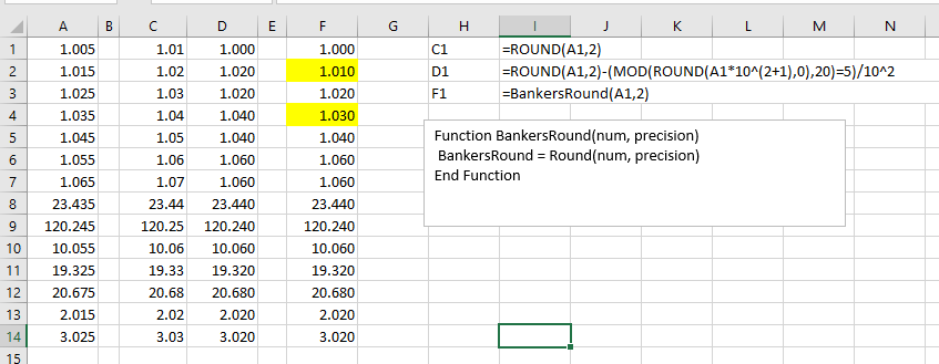 banking rounding - Microsoft Q&A