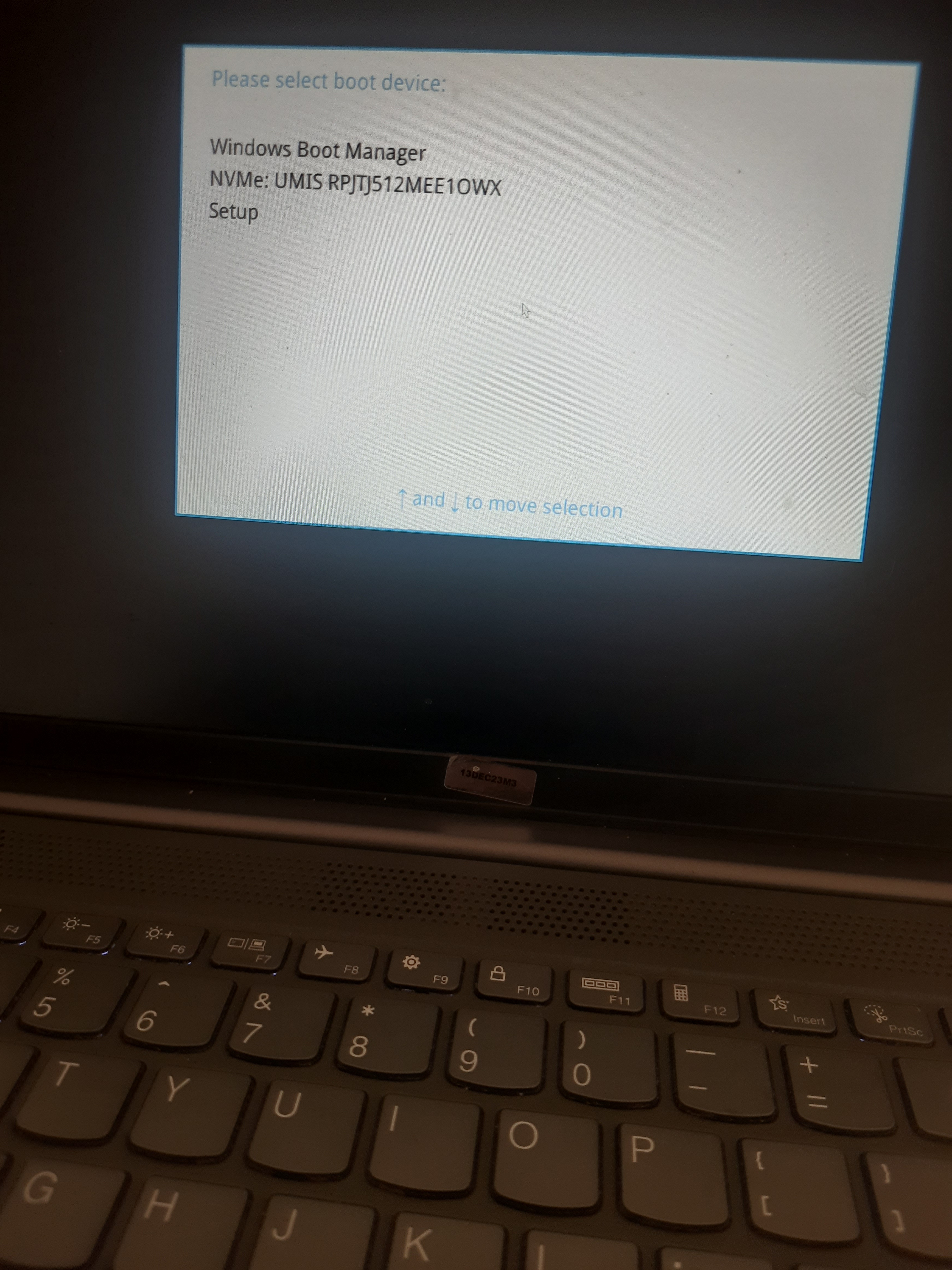 Please select boot device - Microsoft Q&A
