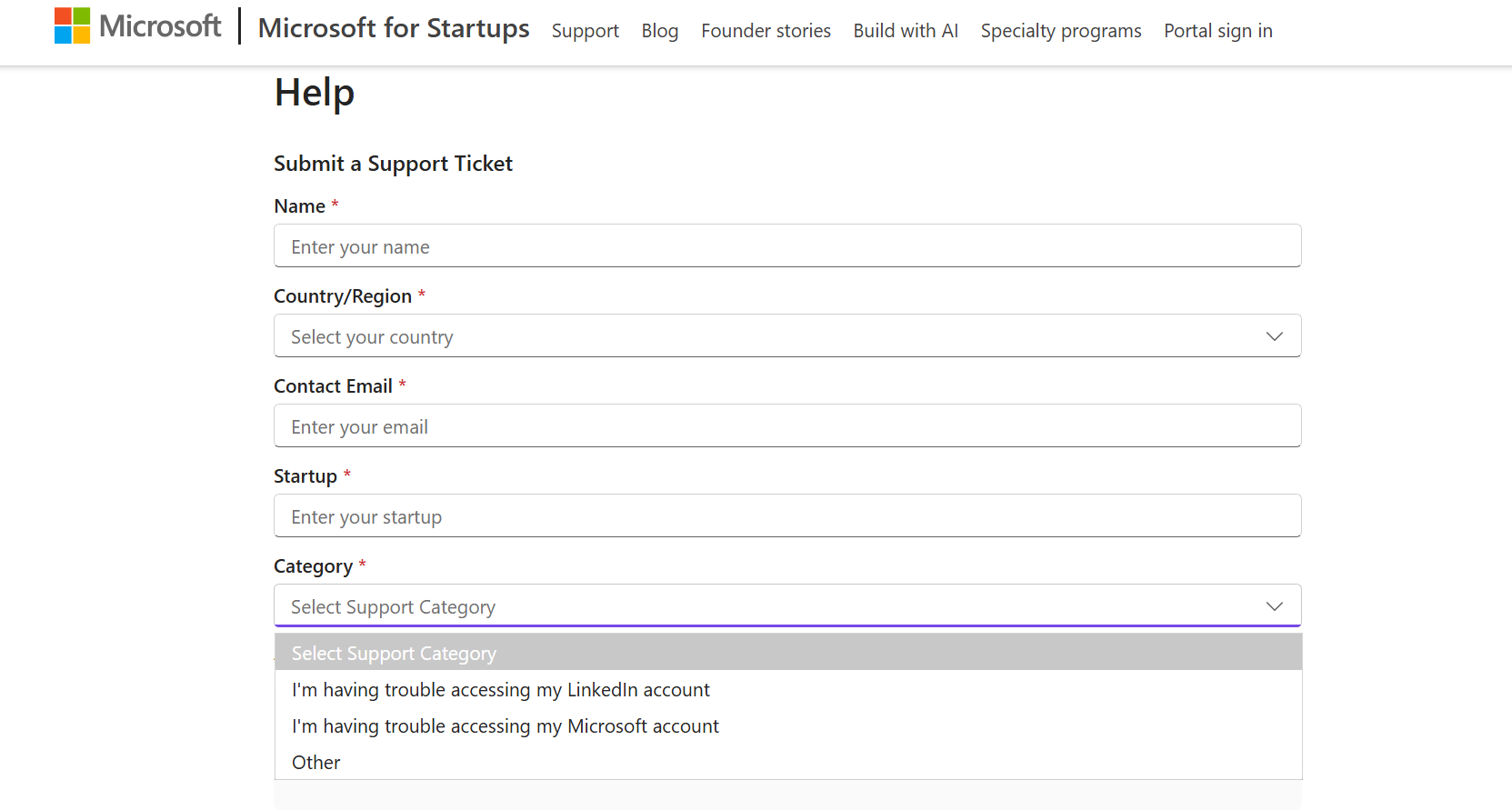 Not credited with Microsoft for Founders GitHub Enterprise users ...