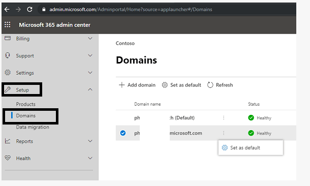Domain Change - Microsoft Q&A