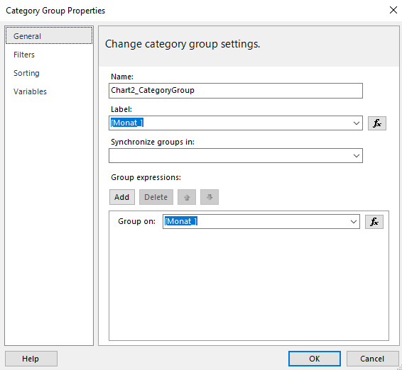 Chart in Paginated report not in order even after using sorting ...