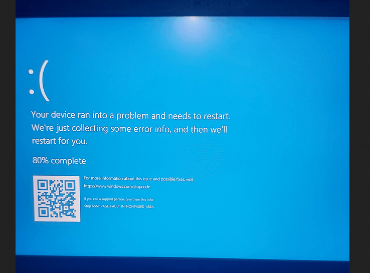 Blue screen in the middle of updating windows 10 - Microsoft Q&A