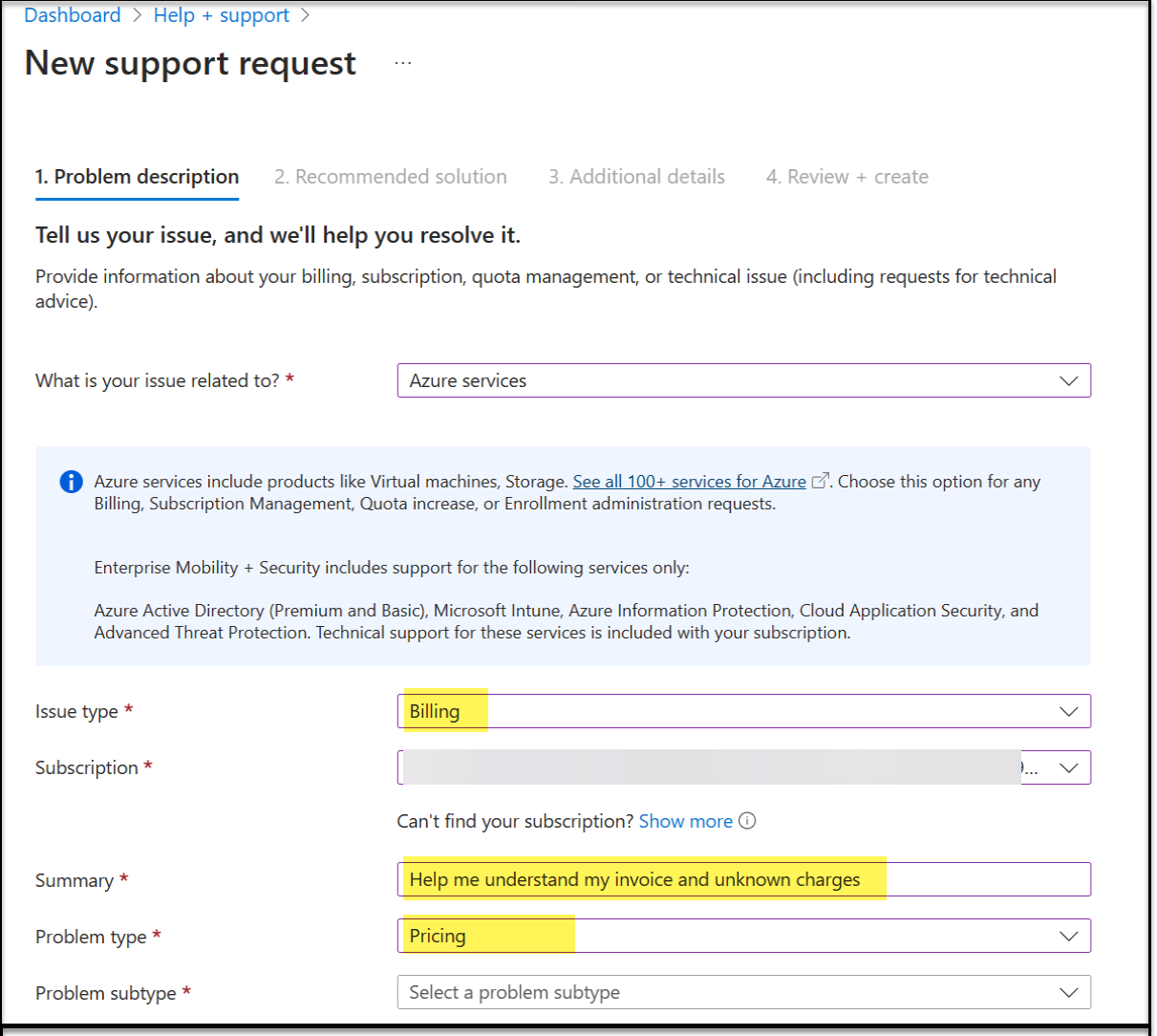 MICROSOFT STORE BILLING HELP visual data 8