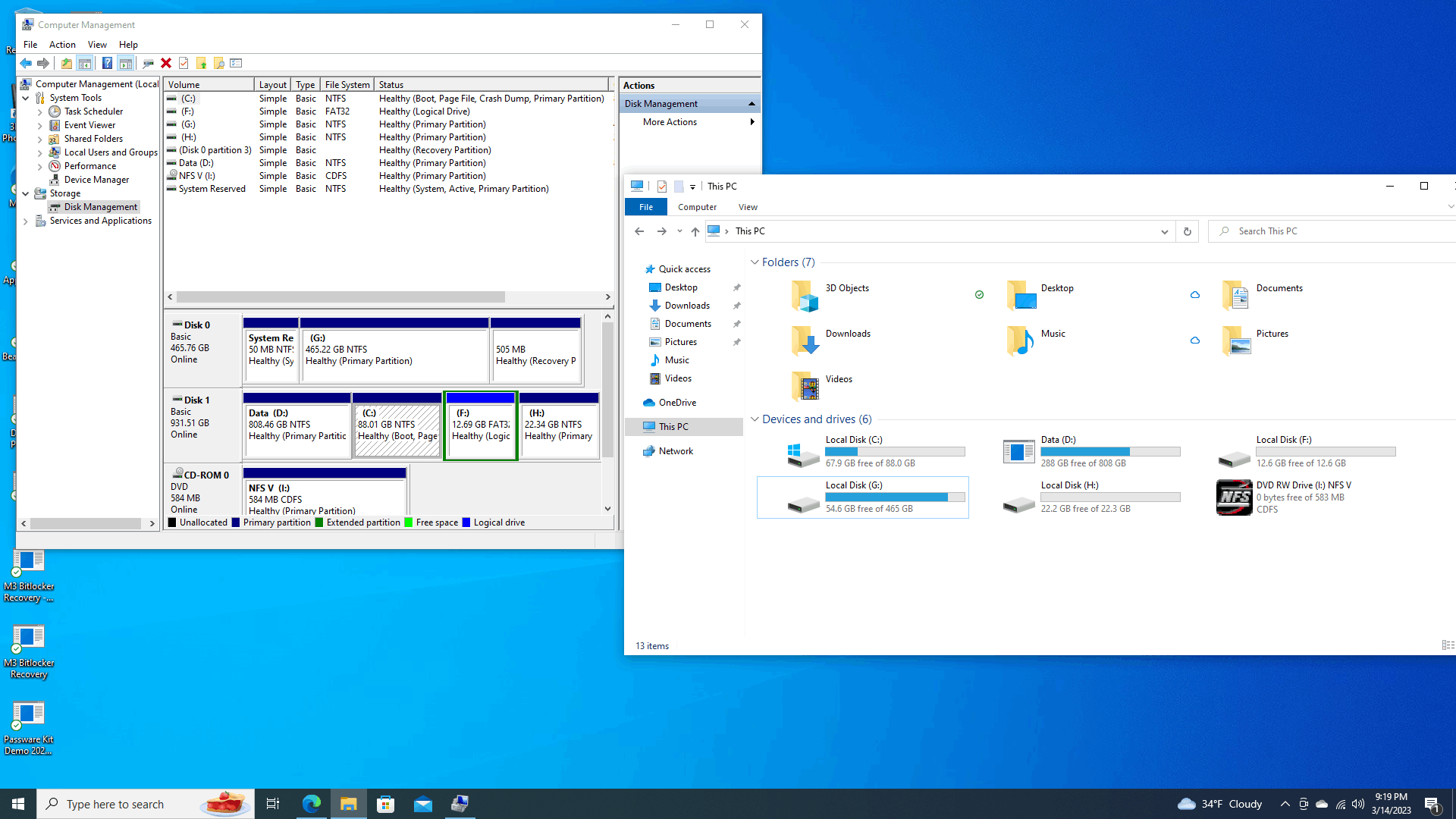 Why is my main disk showing 80 less GB after Dual-boot? - Microsoft Q&A