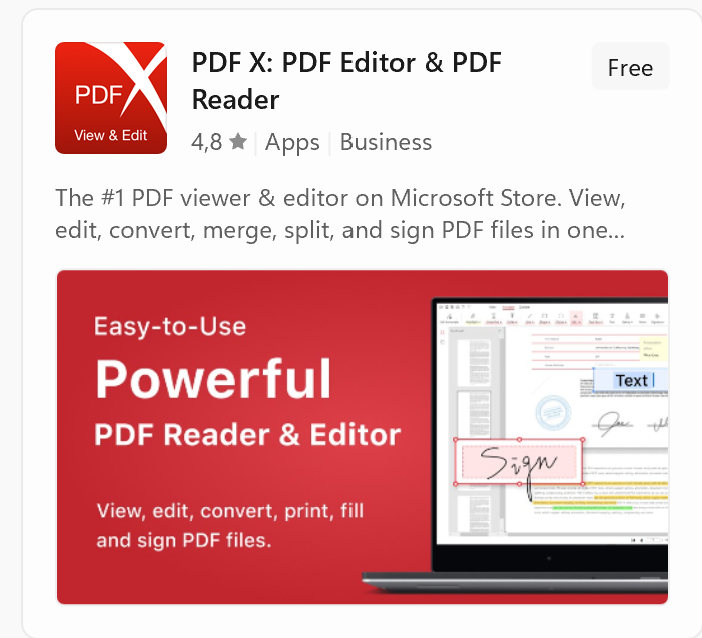 I bought pdf x from Microsoft Store which is a onetime life version ...