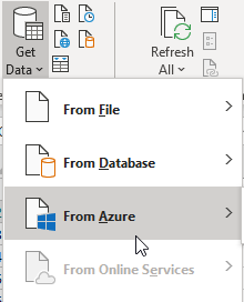 Excel: Unable to get data from online services - Microsoft Q&A