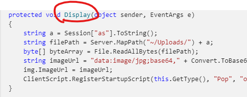 How to view/show image from file server path on button click ...