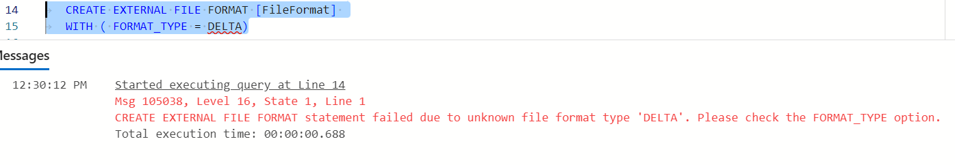Using Polybase extract data from delta lake and ingest into Synapse ...