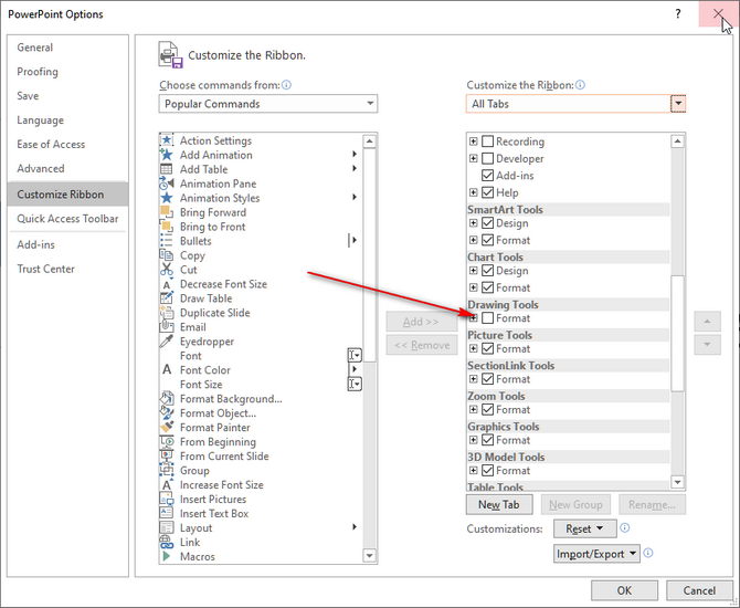 Powerpoint ribbon auto-switching - Microsoft Q&A