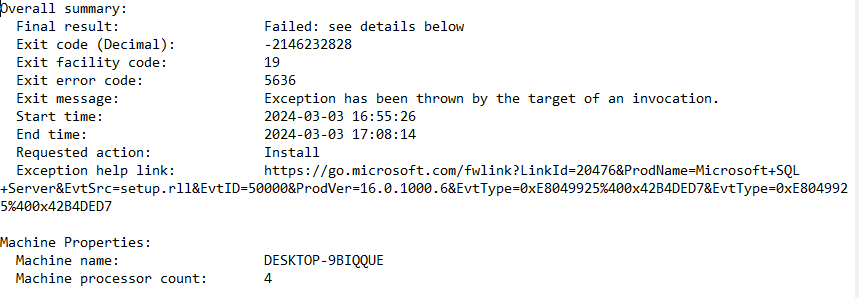 SQL server summary
