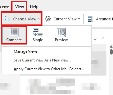 Changing Inbox Subject column back to classic look - Microsoft Q&A