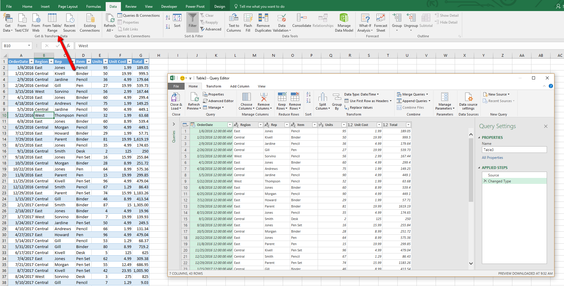 Excel Pivot Chart duplicating source connection when using Power Query ...