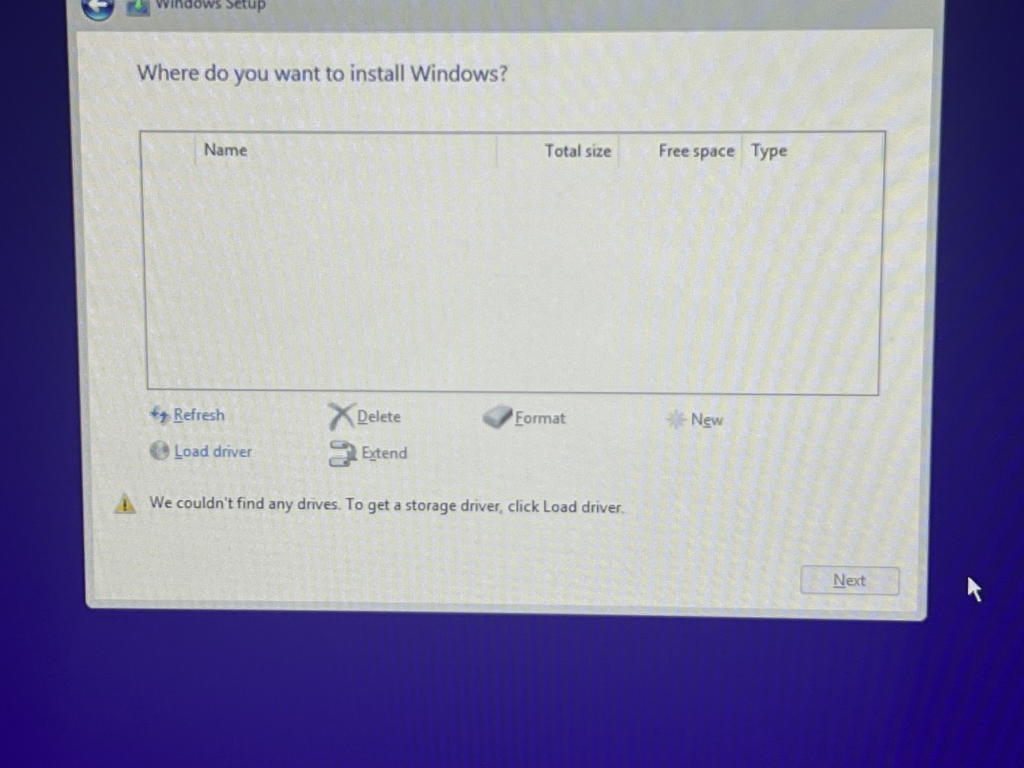 Installing a new hot sale ssd windows 10