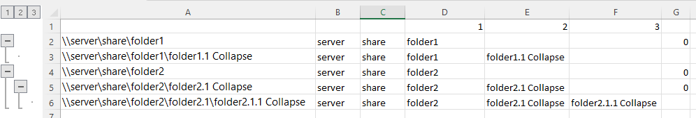 Excel collapsing rows - Microsoft Q&A