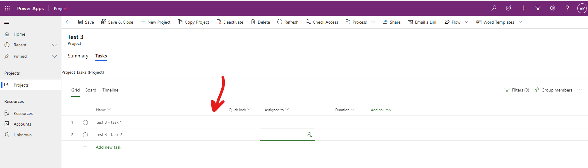 Project for the web - Custom field in task grid - Microsoft Q&A