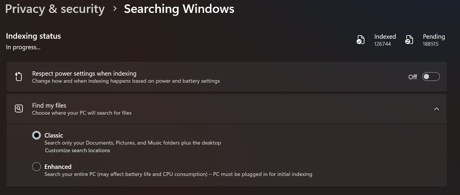 How to Exclude OneDrive for Business Folder from Search Index in ...