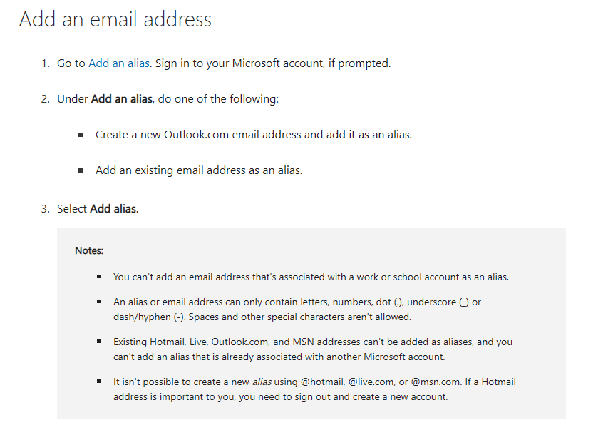 change primary email to another email that is already in microsoft ...