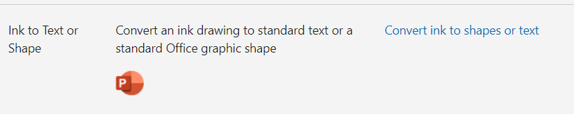 No ink to text button in Microsoft 365 word - Microsoft Q&A