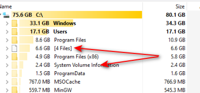 When i open my laptop and check local disk C storage, it automatically ...
