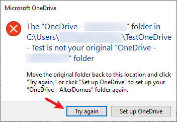 I have to use multiple accounts of business Onedrive. How can I rename ...