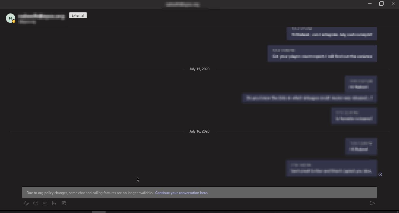 Teams - Unable to Chat with External Users - Microsoft Q&A