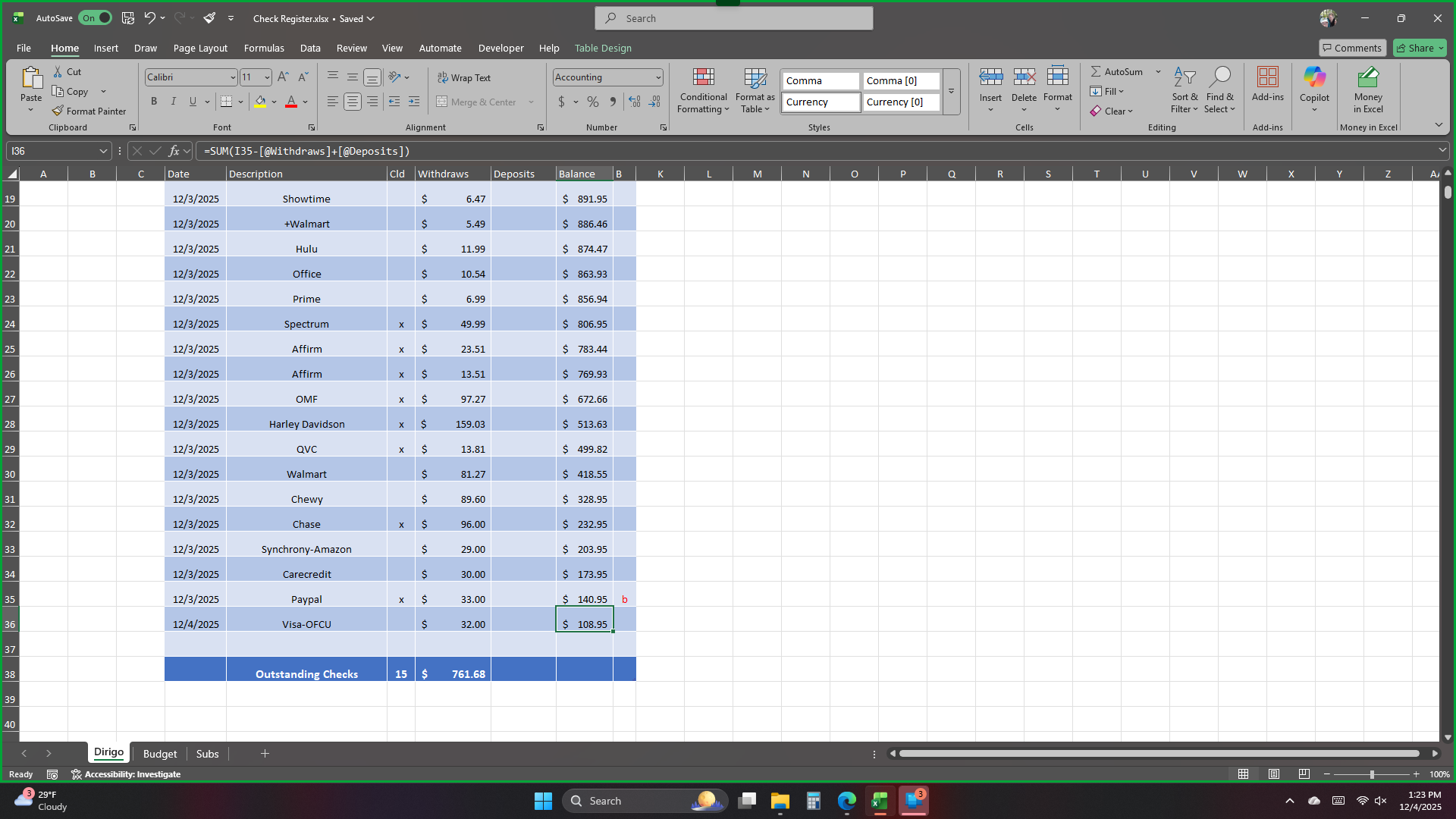 Formula's in table not expanding to new rows - Microsoft Q&A