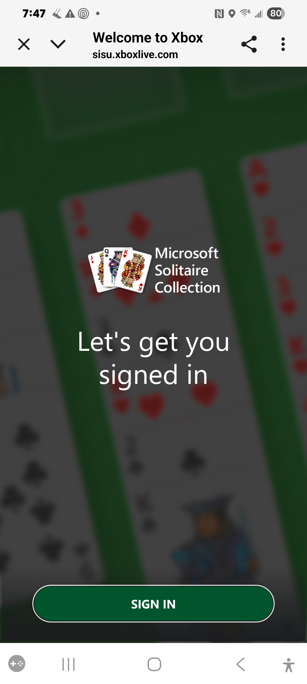 MS Authenticator not responding to request from MS solitaite collection ...