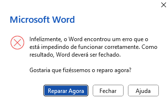 problemas no word