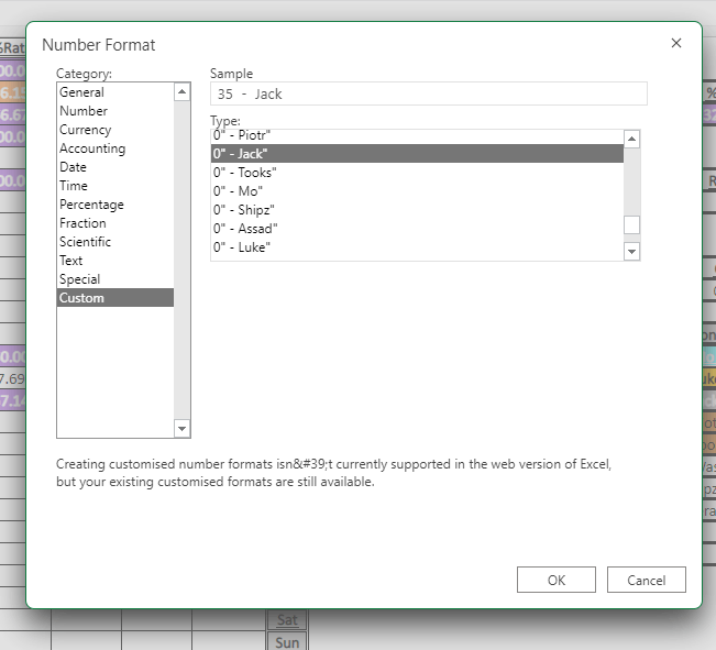 auto sort and custom number format for text and number cells ...