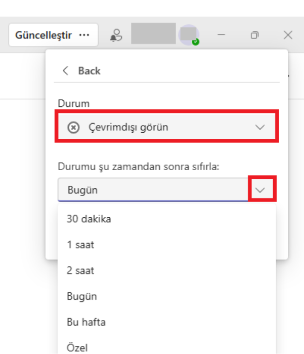Kullanıcının resmi