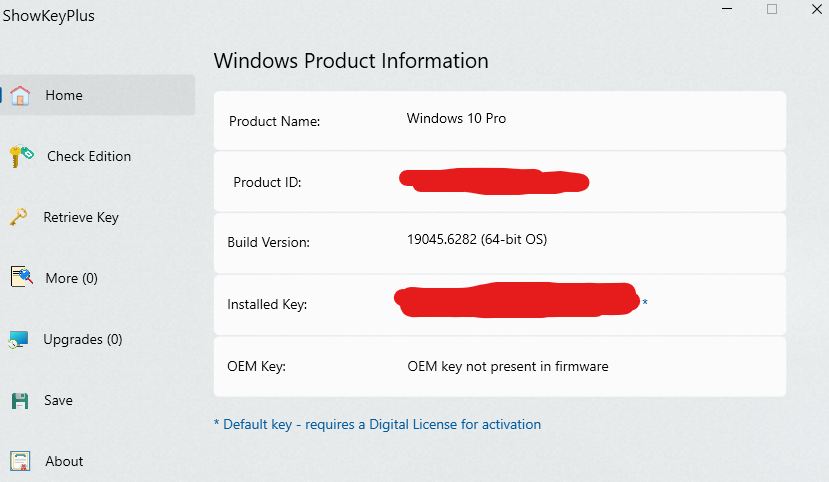Trouble Transferring Windows 10 Pro Key to New PC - Microsoft Q&A