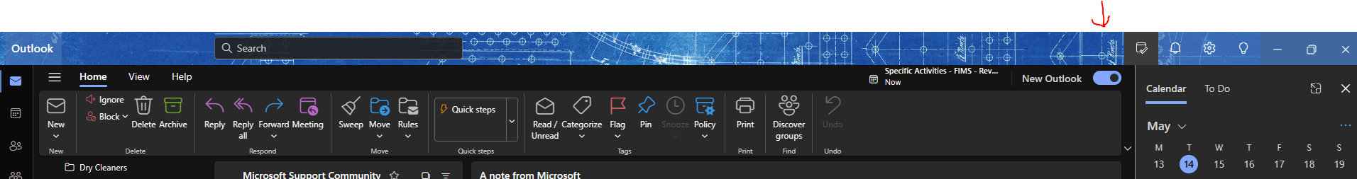 New Outlook teams chat icon is missing - Microsoft Q&A