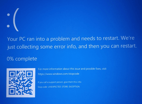 window 10 จอฟ้า ลงwindowใหม่2-3รอบก้ไม่หายช่วยทีครับ - คำถามคำตอบของ ...