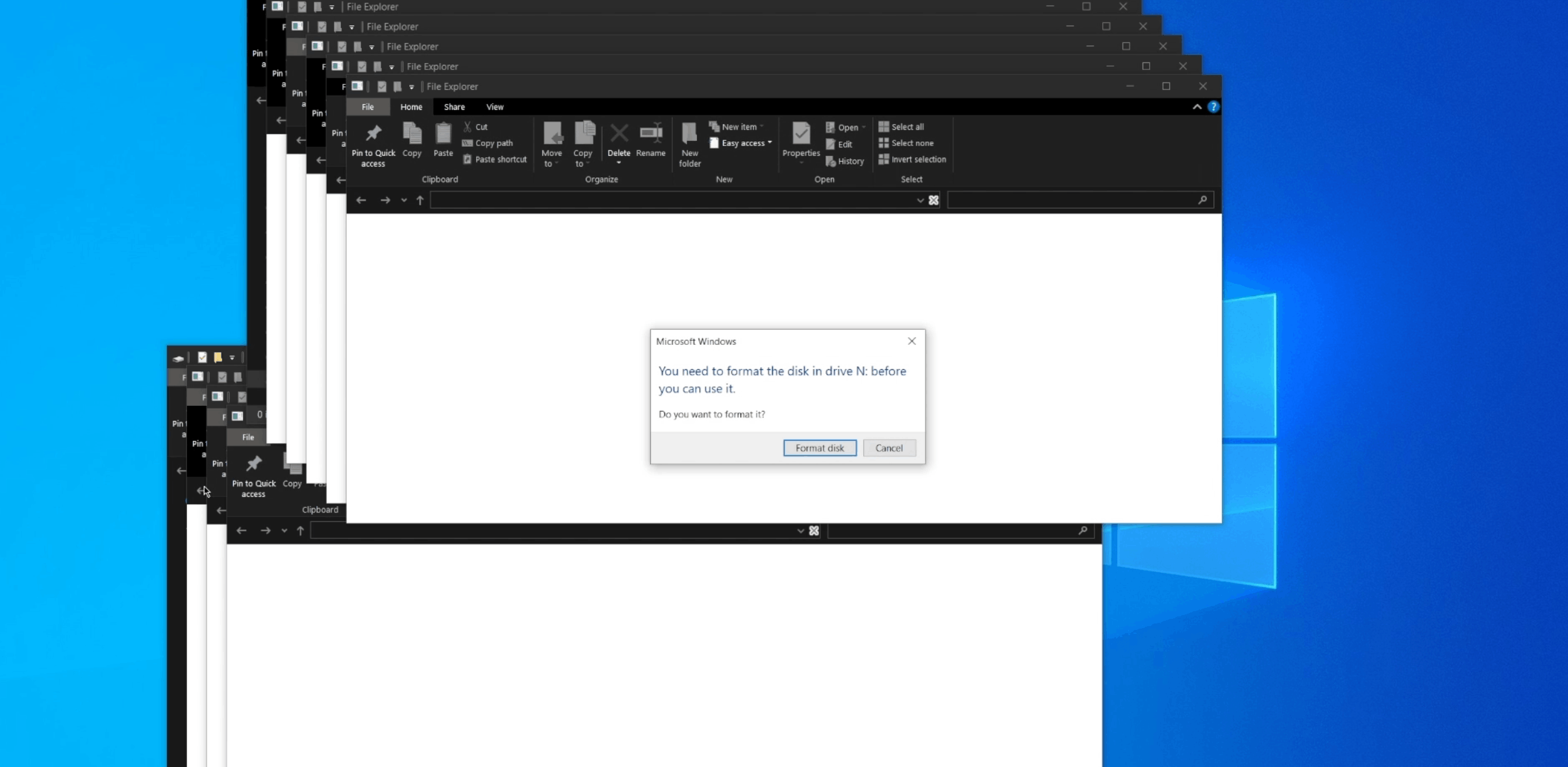 Inserting USB drive creates 10+ fake drives - Microsoft Q&A