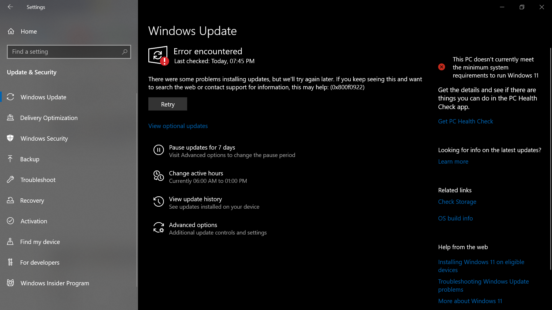 We couldn’t complete the updates. Undoing changes. Don’t turn off your ...