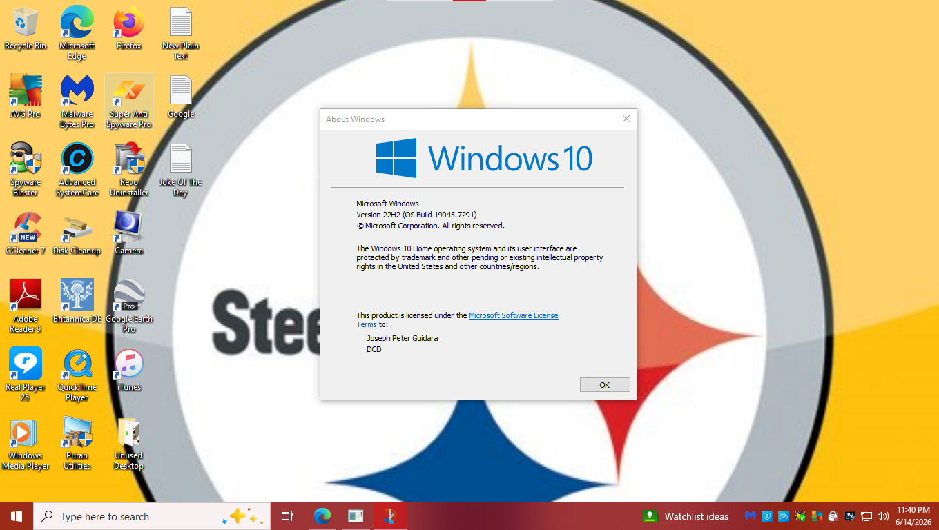 Screenshot Windows 10