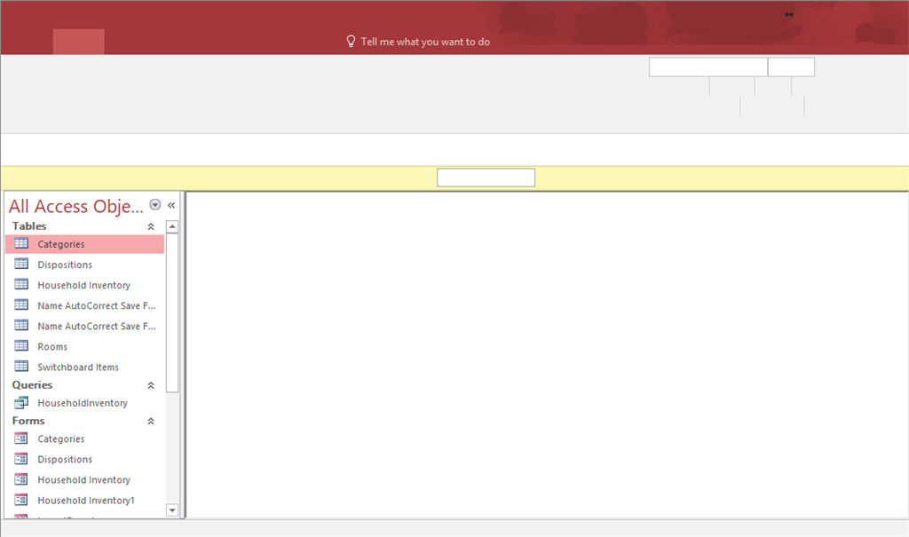 Office 2016 Access Side bar, Tool Bars and Ribbon Missing Descriptions ...