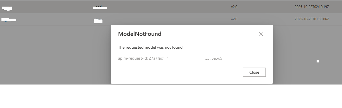 Unable to delete model - Microsoft Q&A
