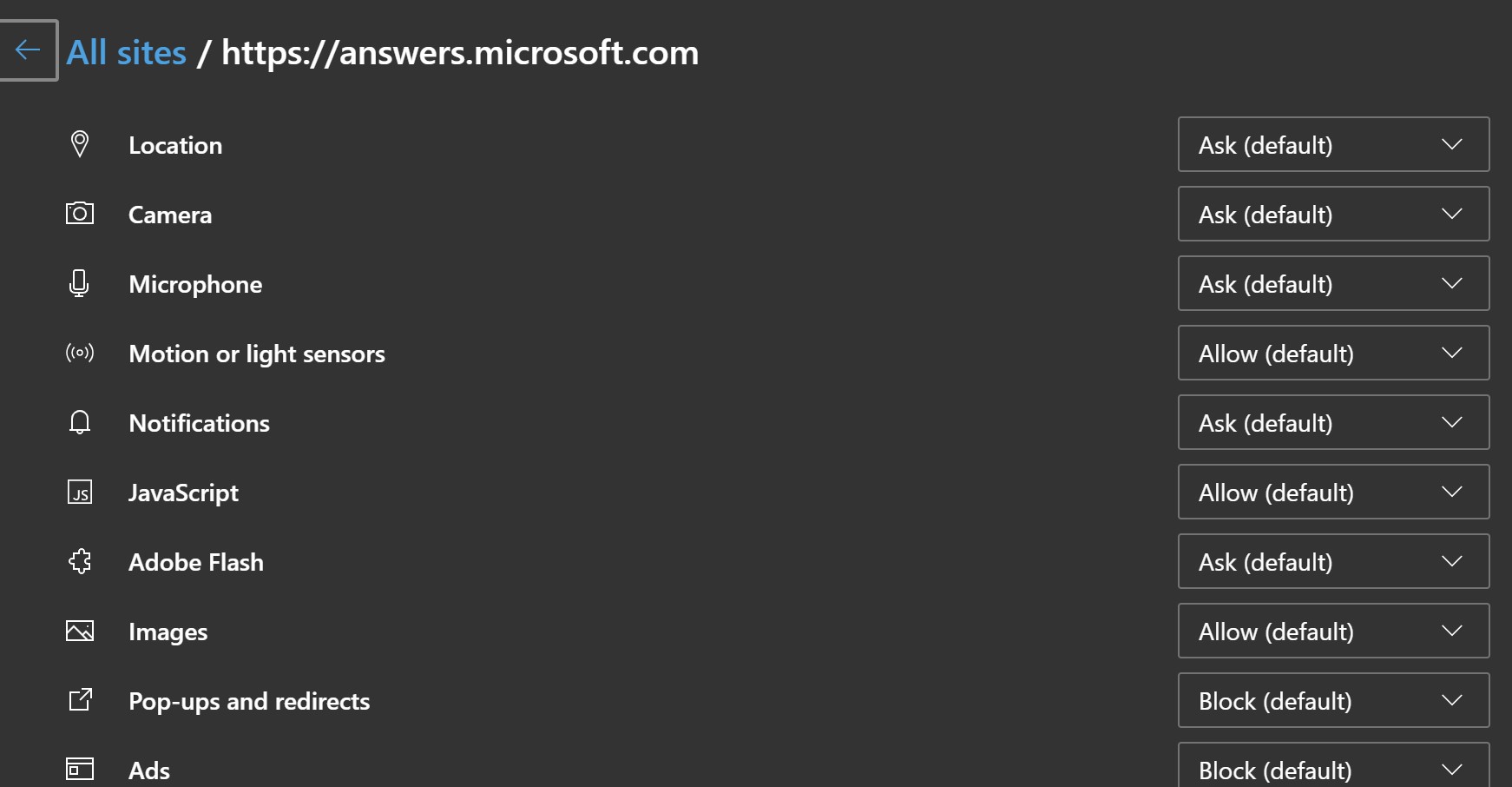 Disable auto-fill for a specific web site - Microsoft Q&A