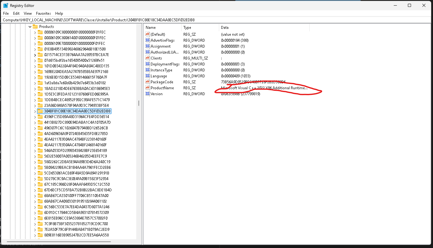 Need help installing a clean version for Microsoft Visual C++ 2015-2022 ...