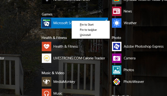 How do I uninstall the microsoft solitaire collection game. There is no ...